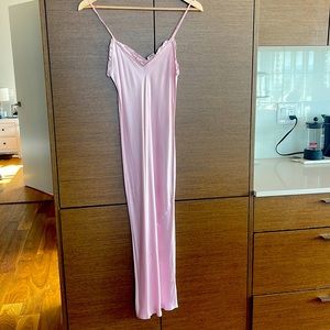 Wilfred Wera Slip Dress Pink Ruffle XXS